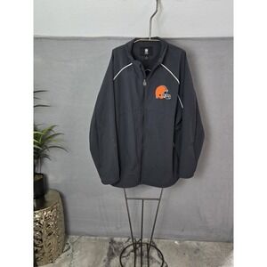 Cleveland Browns NFL Pro Line Full Zip Soft Shell Jacket Sz 4XL Mens
